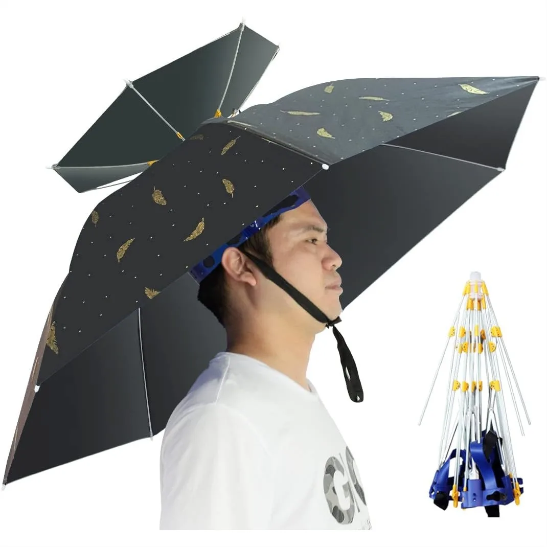 Umbrella Hat Folding Adjustabl - огляд і ціна Golf Umbrella Large