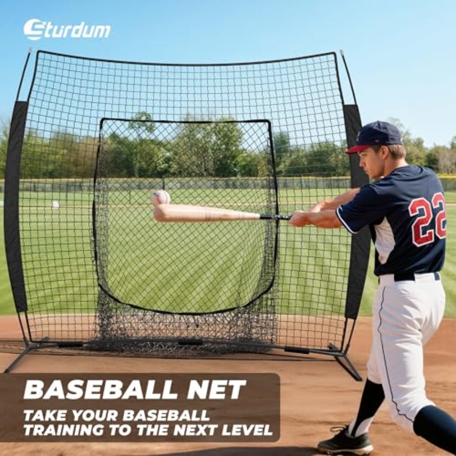 7 x 7 Feet Baseball Net, Baseb - огляд і ціна Practice Net Hitting