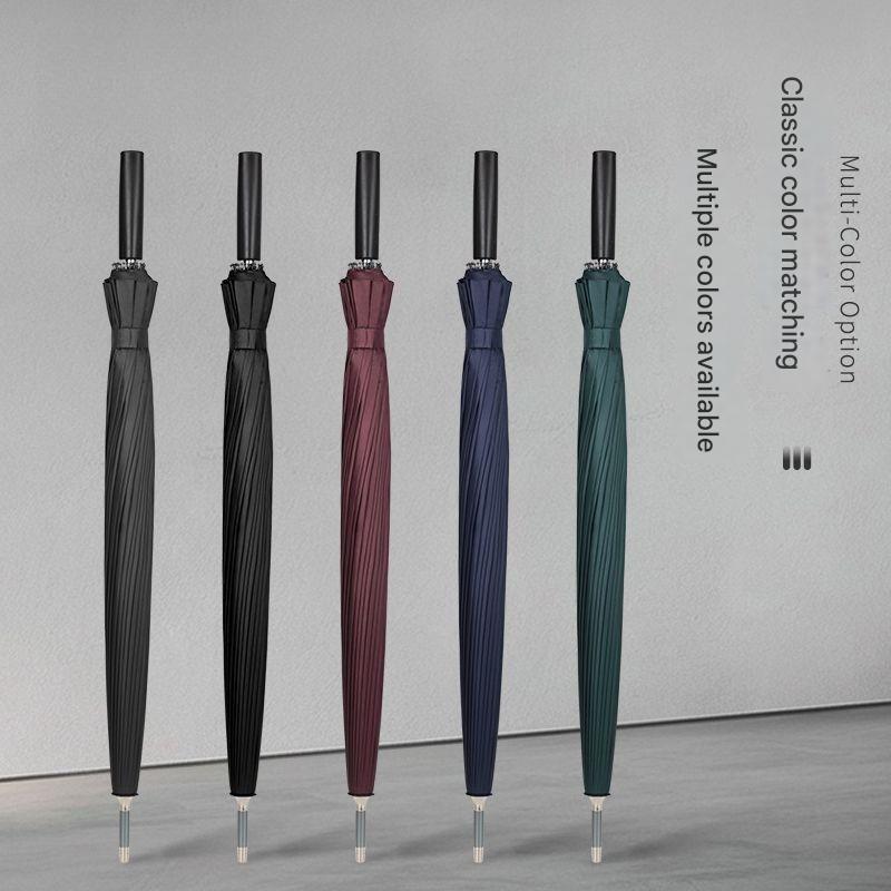  24 Bone Reinforced Black Glu - огляд і ціна Golf Umbrella Large