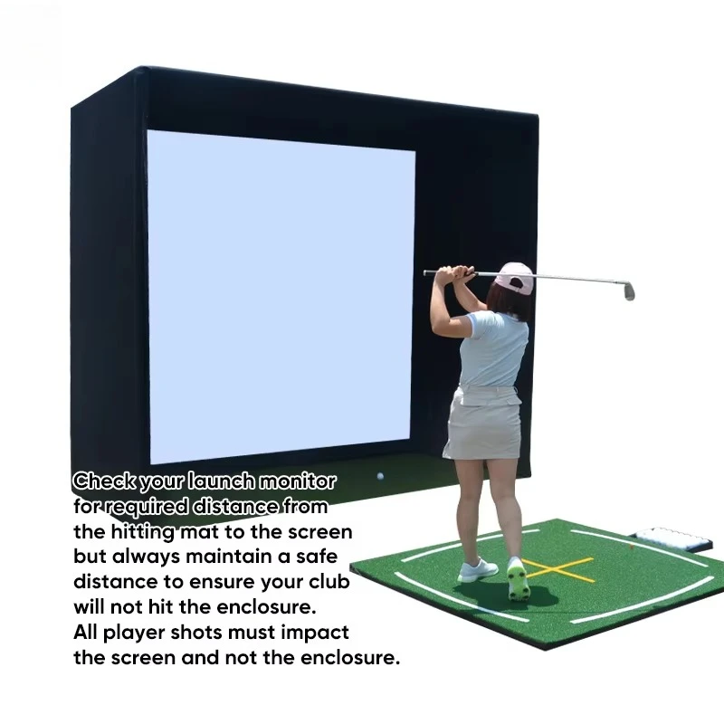 Golf Simulator Enclosure Nets  - огляд і ціна Practice Net Hitting