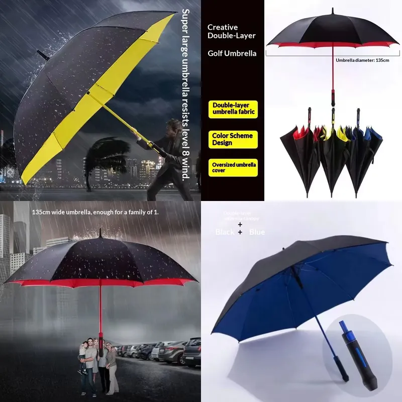 Large Windproof Golf Umbrella  - огляд і ціна Golf Umbrella Large